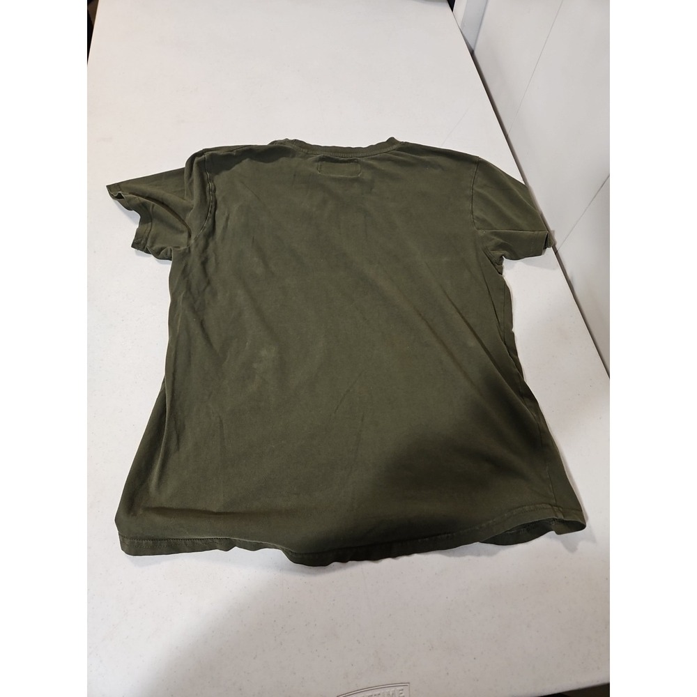 Nomad Brand T-shirt Olive With Camo Zip Chest Pocket Mens Lg (1406 - Picture 7 of 8